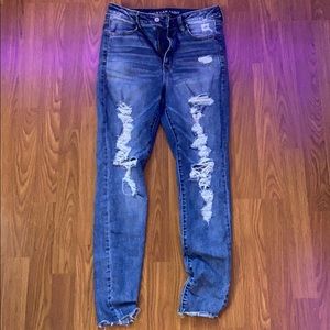 american eagle ripped jeans